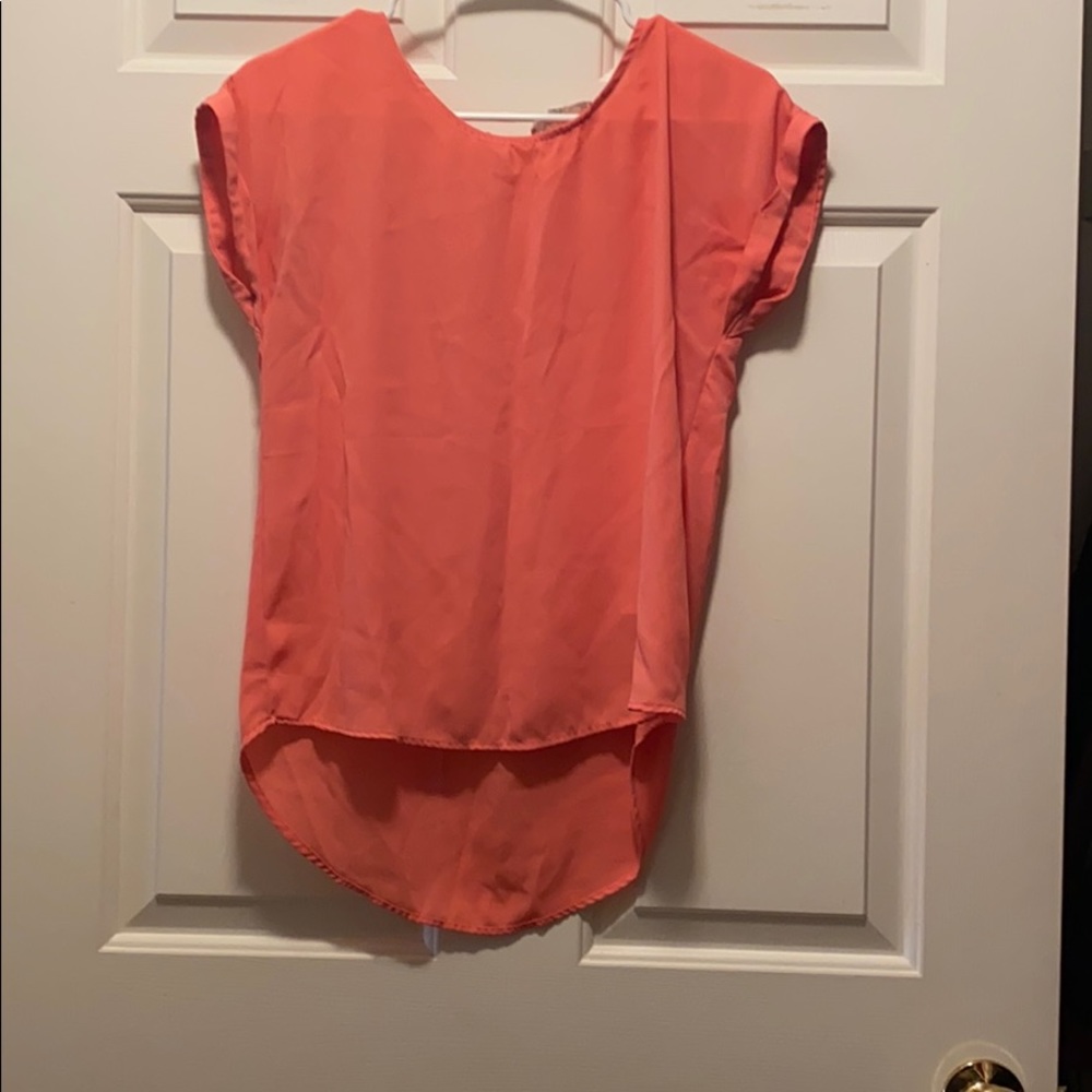 Lightweight orange blouse